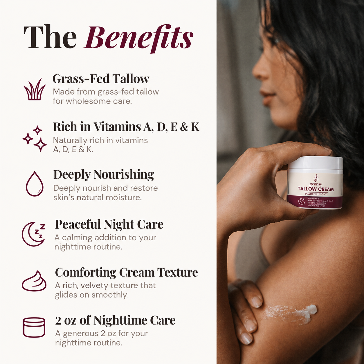 Tallow Cream Peaceful Night