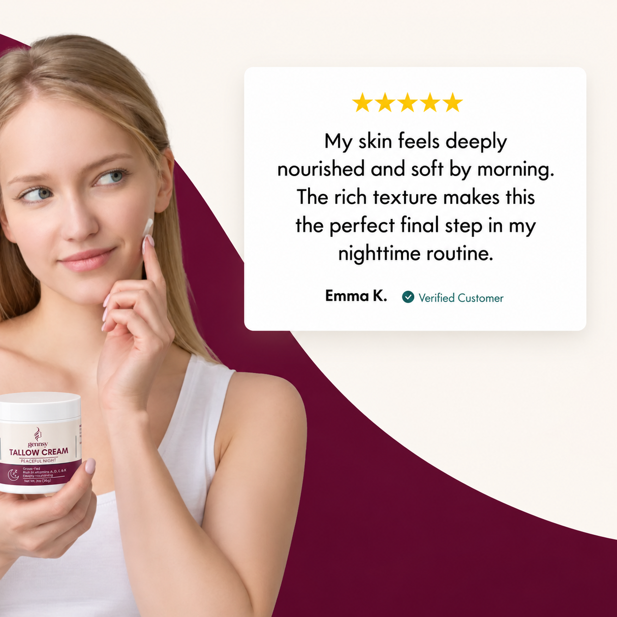 Tallow Cream Peaceful Night