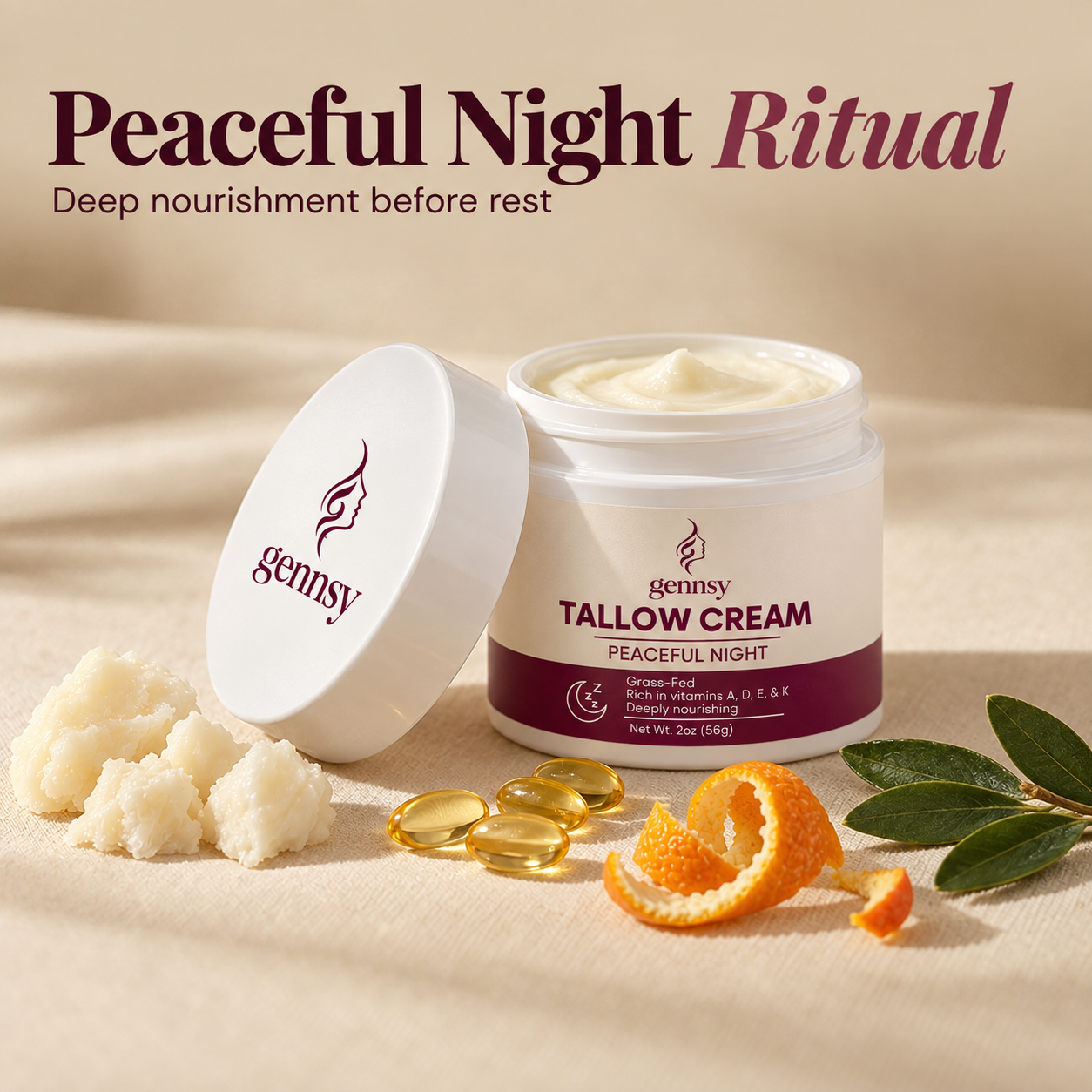 Tallow Cream Peaceful Night